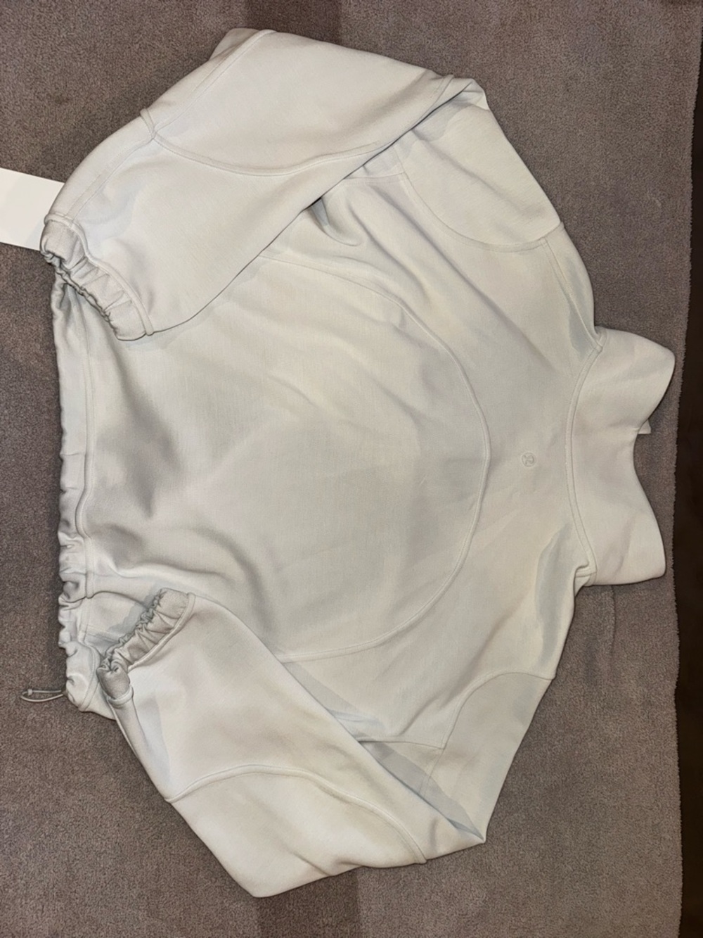 lululemon athletica Off-White Half-Zip Pullover - Picture 6 of 7